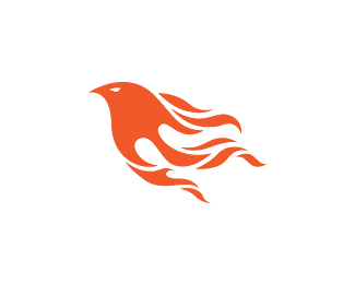 Bird Head Logo - Logopond, Brand & Identity Inspiration (Flame Bird)