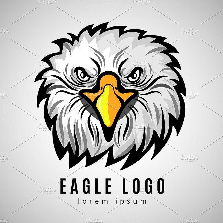 Bird Head Logo - American eagle head logo Illustrations Creative Market