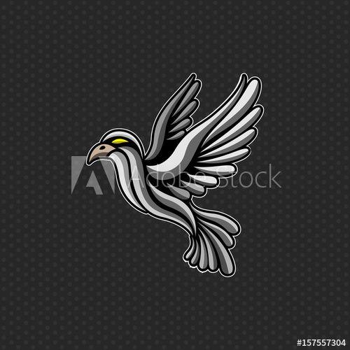 Bird Head Logo - Bird logo design template , Bird head icon Vector illustration