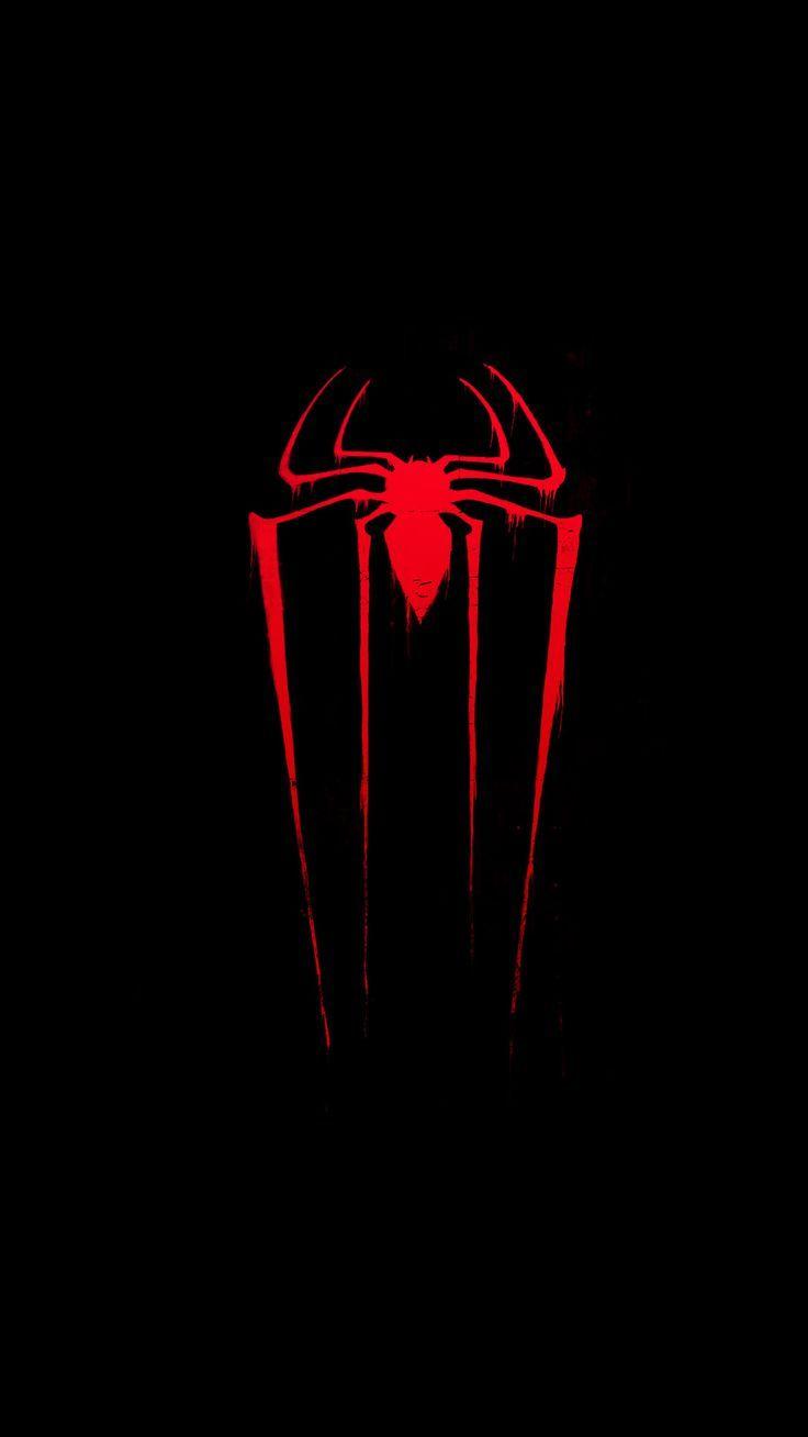 Black and Red Superhero Logo - Spiderman iPhone6s Wallpaper | Cool Wallpaper! | Spiderman, Amazing ...