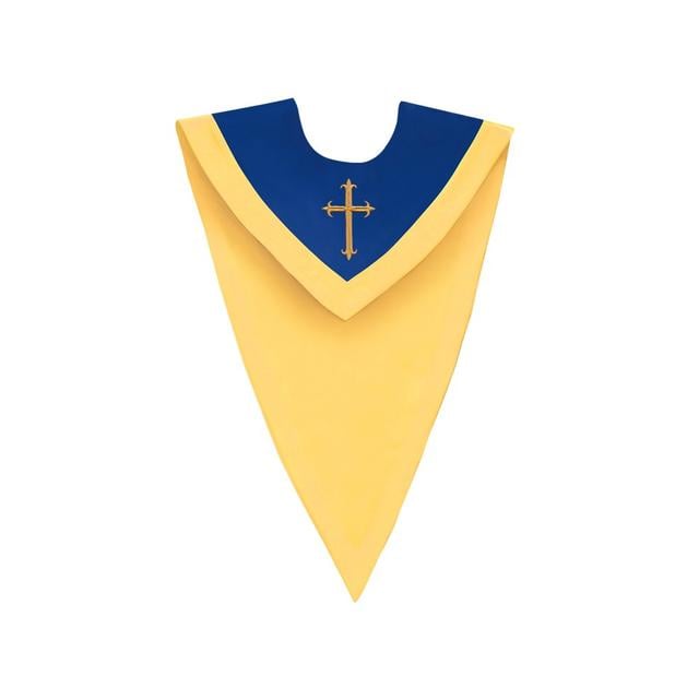Blue and Gold V Logo - Choir Stoles & Church Choral Stoles