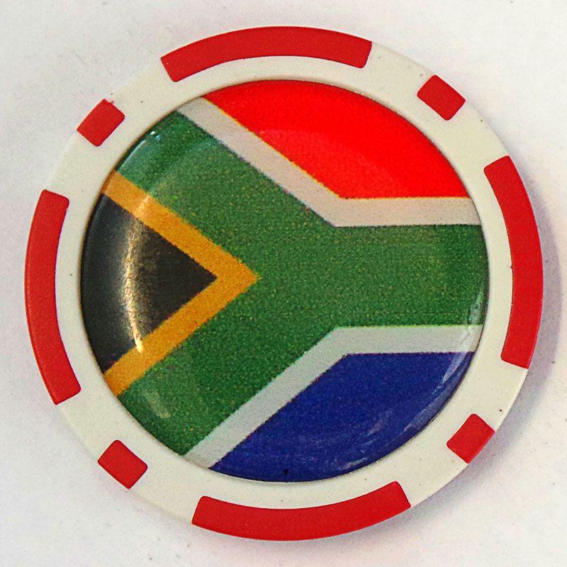That S A Green Ball Logo - Poker Chip Marker - South Africa - Best of Golf South Africa