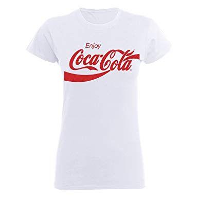 CC Clothing Logo - Official Coca Cola CC Logo Red, Women's T-Shirt, White, XX Large ...