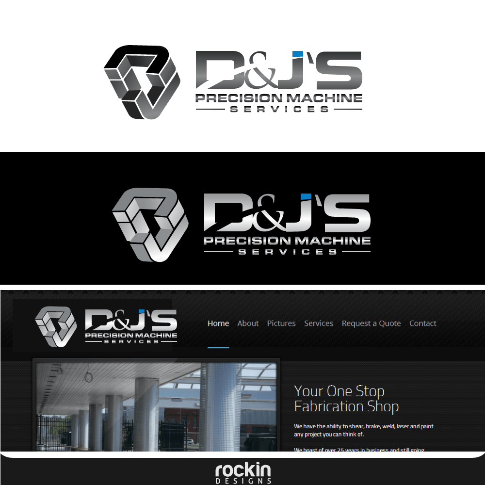 Rockin J Logo - Logo Design Contests » Creative Logo Design for D & J's Precision ...