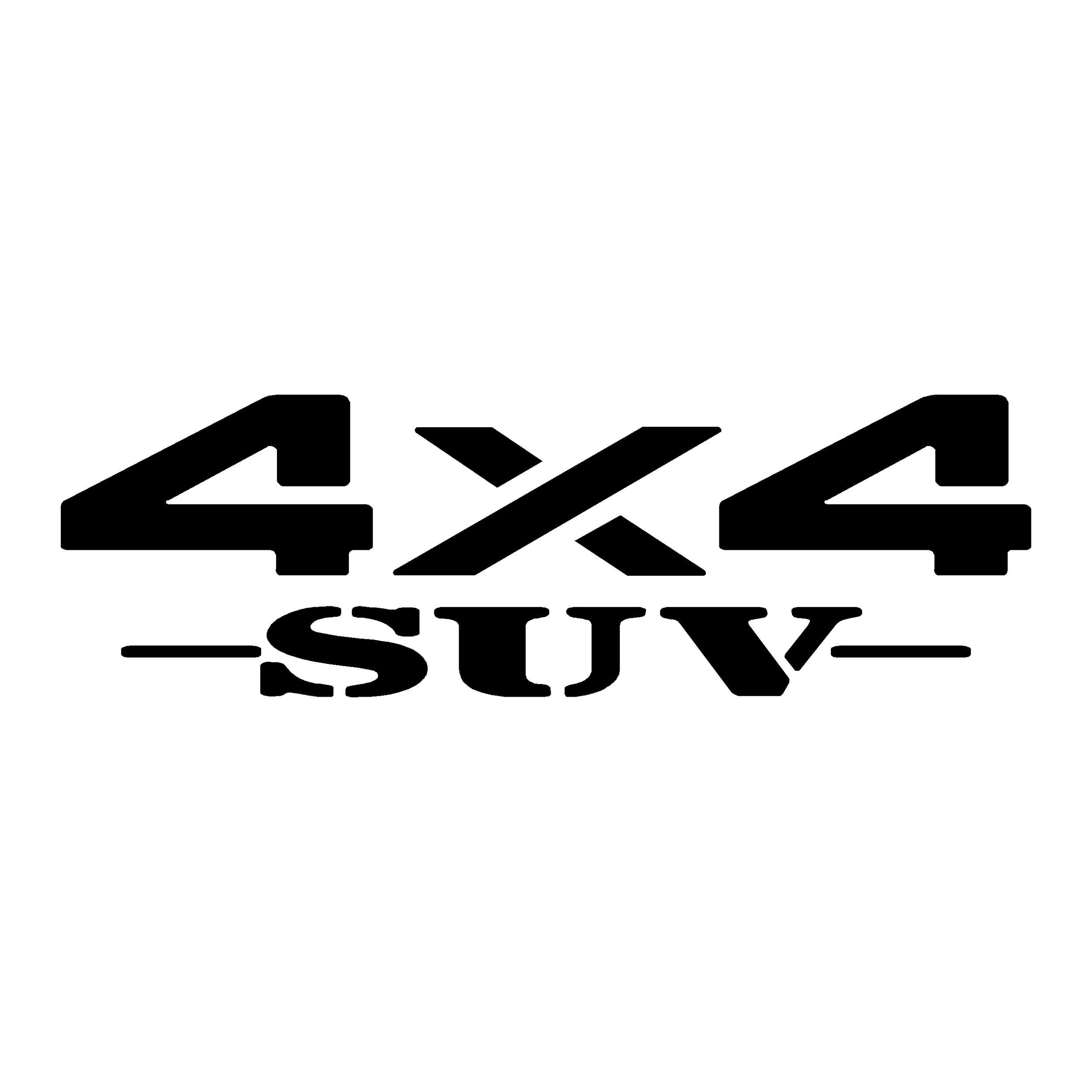 SUV Logo - LOGOS 4X4 - Logo 4x4 suv - off-road-stickers