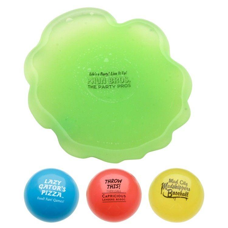 That S A Green Ball Logo - Promotional Toss 'N Splat balls will bring out the kid in you