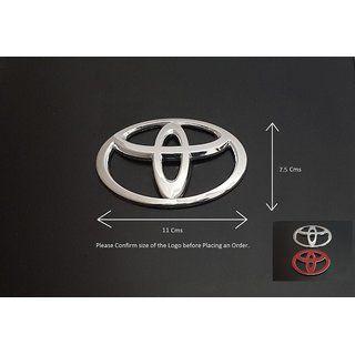 SUV Logo - Buy Toyota Logo 3D Chrome Plated Emblem Logo Decal For Car SUV Sedan