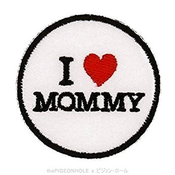 Red Circle with White S Logo - Make Love, Not War ] I <3 Mommy; Love Mom for Mother 's Day (White ...