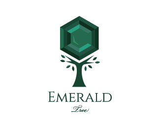 The Emerald Logo - Emerald Tree Designed