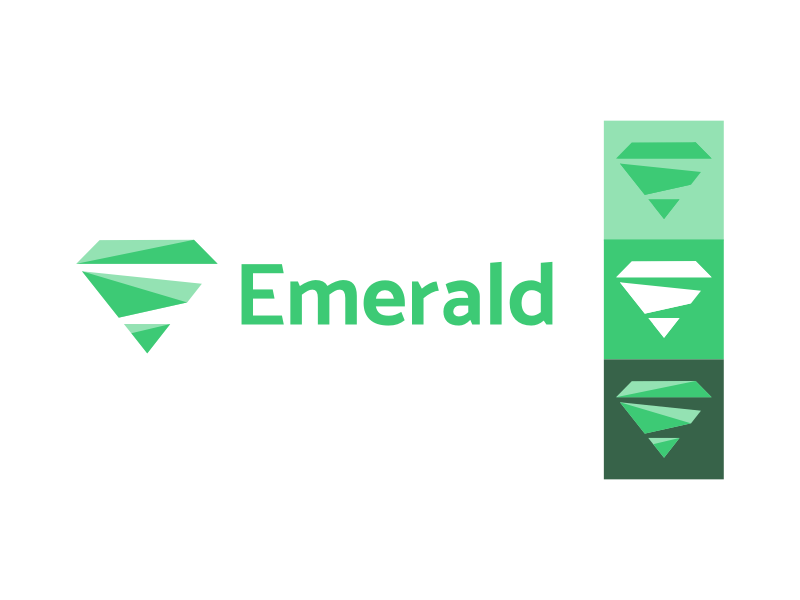 The Emerald Logo - Emerald Logo by Michael Penda | Dribbble | Dribbble