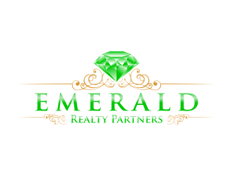 The Emerald Logo - Emerald Realty Partners logo design - 48HoursLogo.com