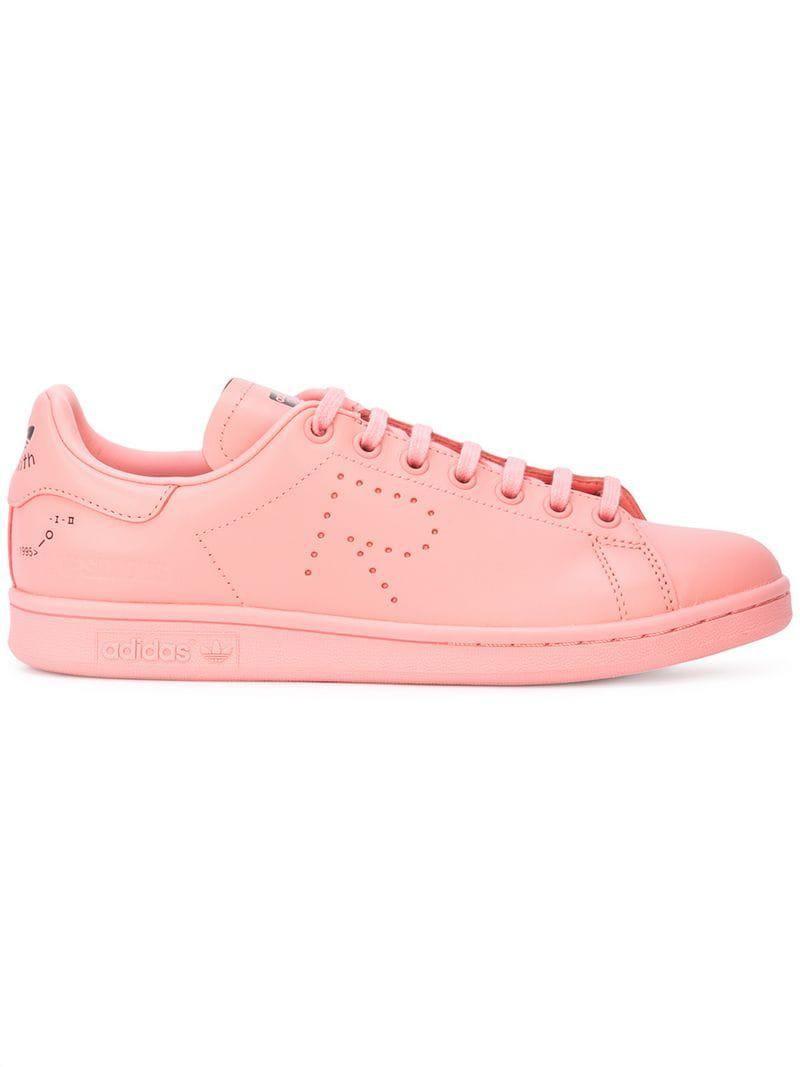 Pink R Logo - Adidas By Raf Simons R Logo Stan Smith Sneakers in Pink - Lyst