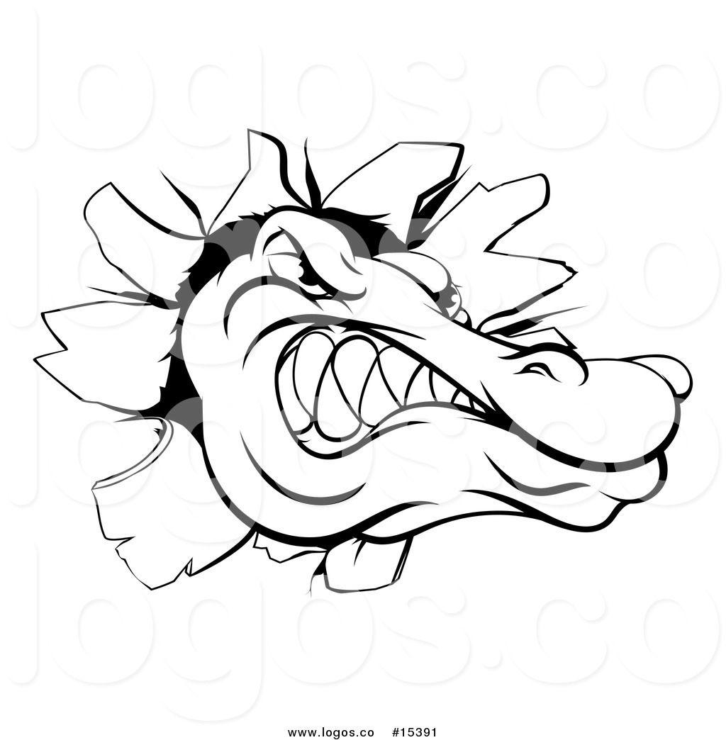 Gator Vector Logo - Alligator Drawing Outline at GetDrawings.com | Free for personal use ...