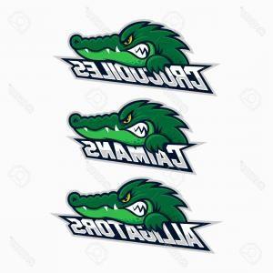 Alligator Vector Logo - Crocodile Symbol Illustrator Design Eps Image