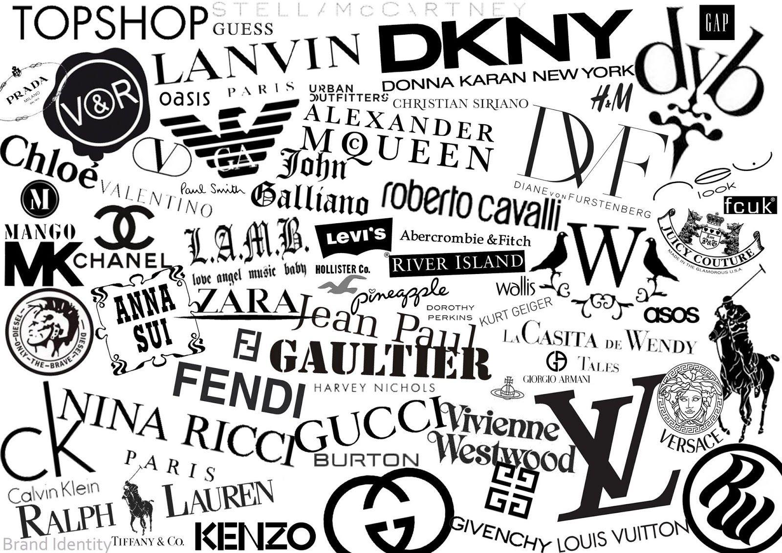 Famous Clothing Logo - Famous Brand of Clothes Logos. Wide range of fashion logos