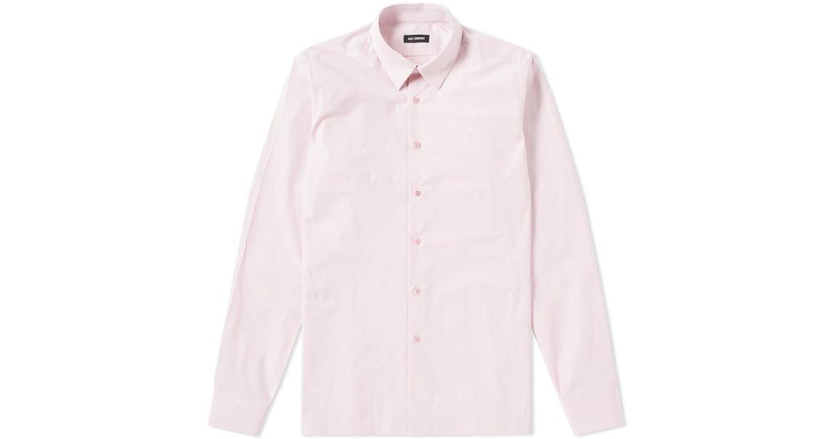 Pink R Logo - Raf Simons R Logo Classic Shirt in Pink for Men - Lyst