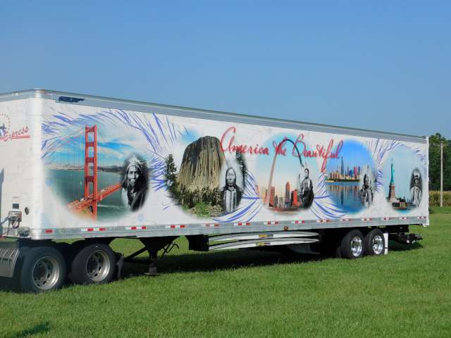 Native Trucking Company Logo - Local Trucking Company Creates Trailer Honoring Native Americans ...