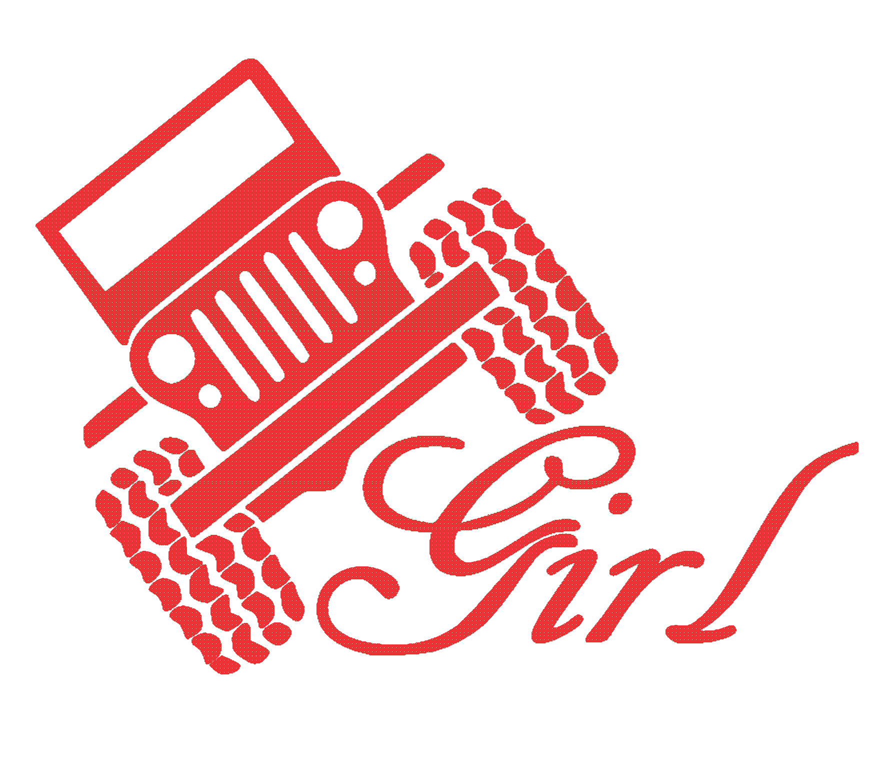 Jeep Girl Logo - Jeep Girl Vinyl Decal Sticker ⋆ STEBEAR'S GRAPHIX