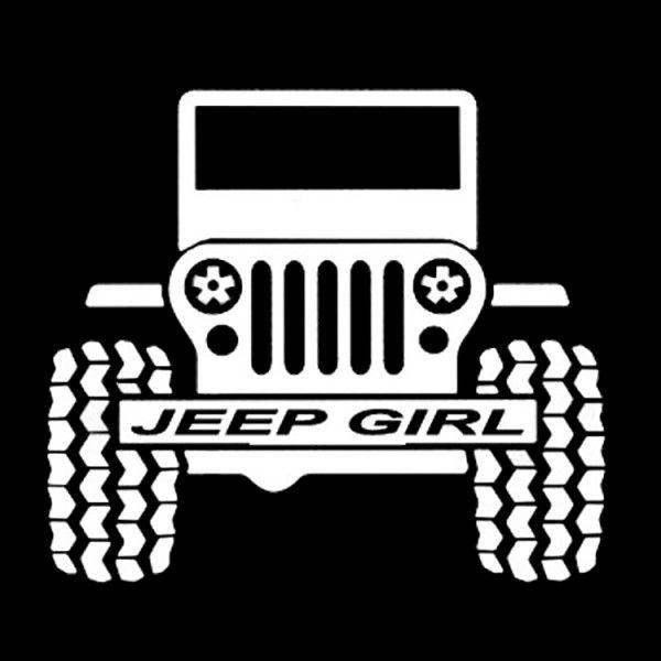 Jeep Girl Logo - Jeep Girl Decal | Stirred & Strung