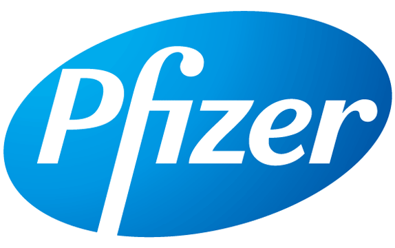 Brand with Blue Oval Logo - Brand New: Pfizer Moves Pforward