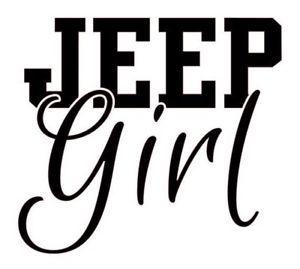 Jeep Girl Logo - Jeep Girl logo Decal Car Window Sticker Vinyl You Pick The Size