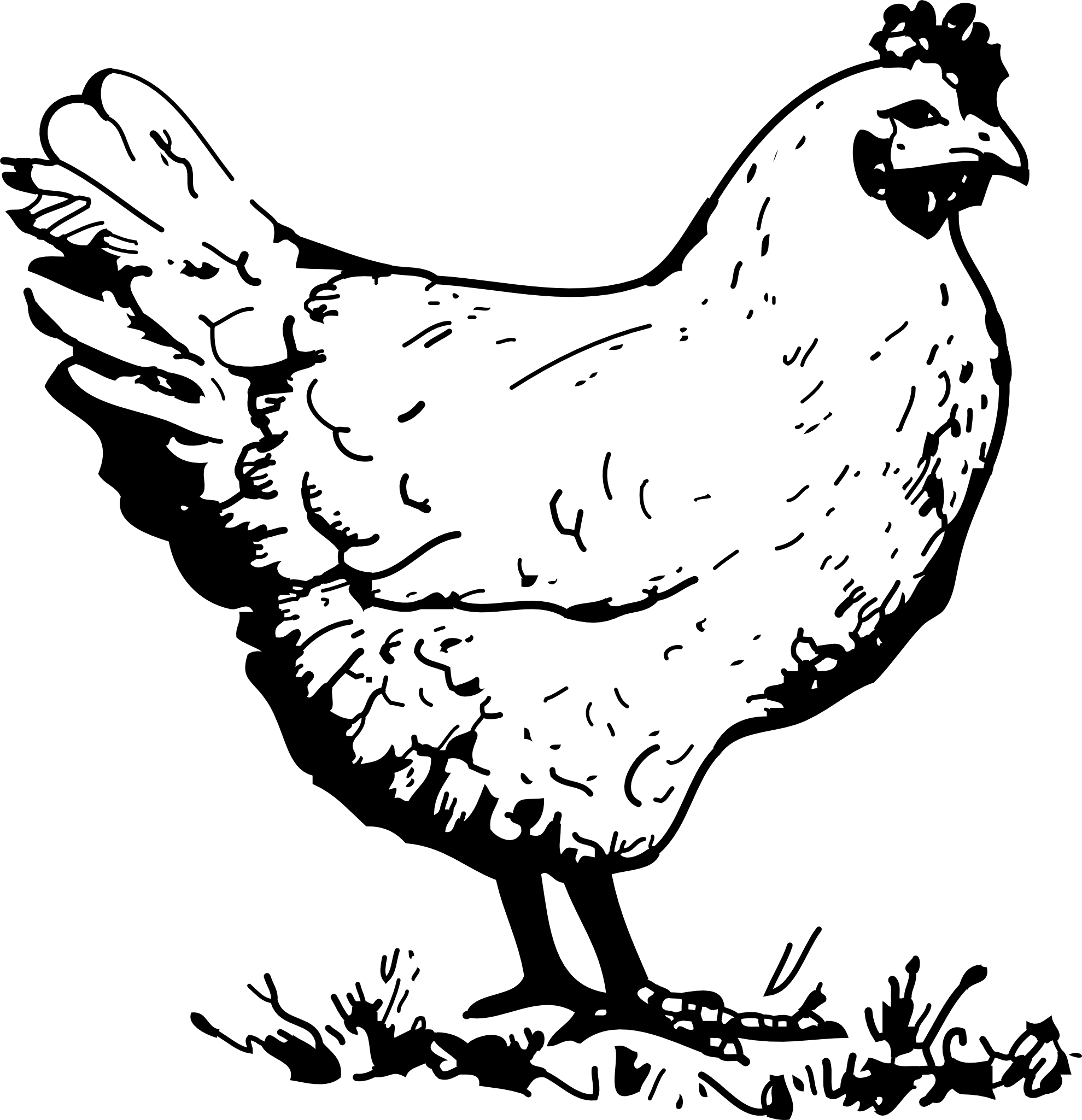 Black and White Chicken Logo - chicken clipart black and white - Google Search | Motel Projects ...