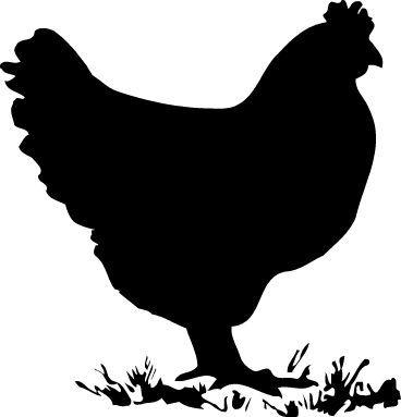 Black and White Chicken Logo - Chicken-Hen-roosters-silhouette | Sillouettes | Silhouette ...