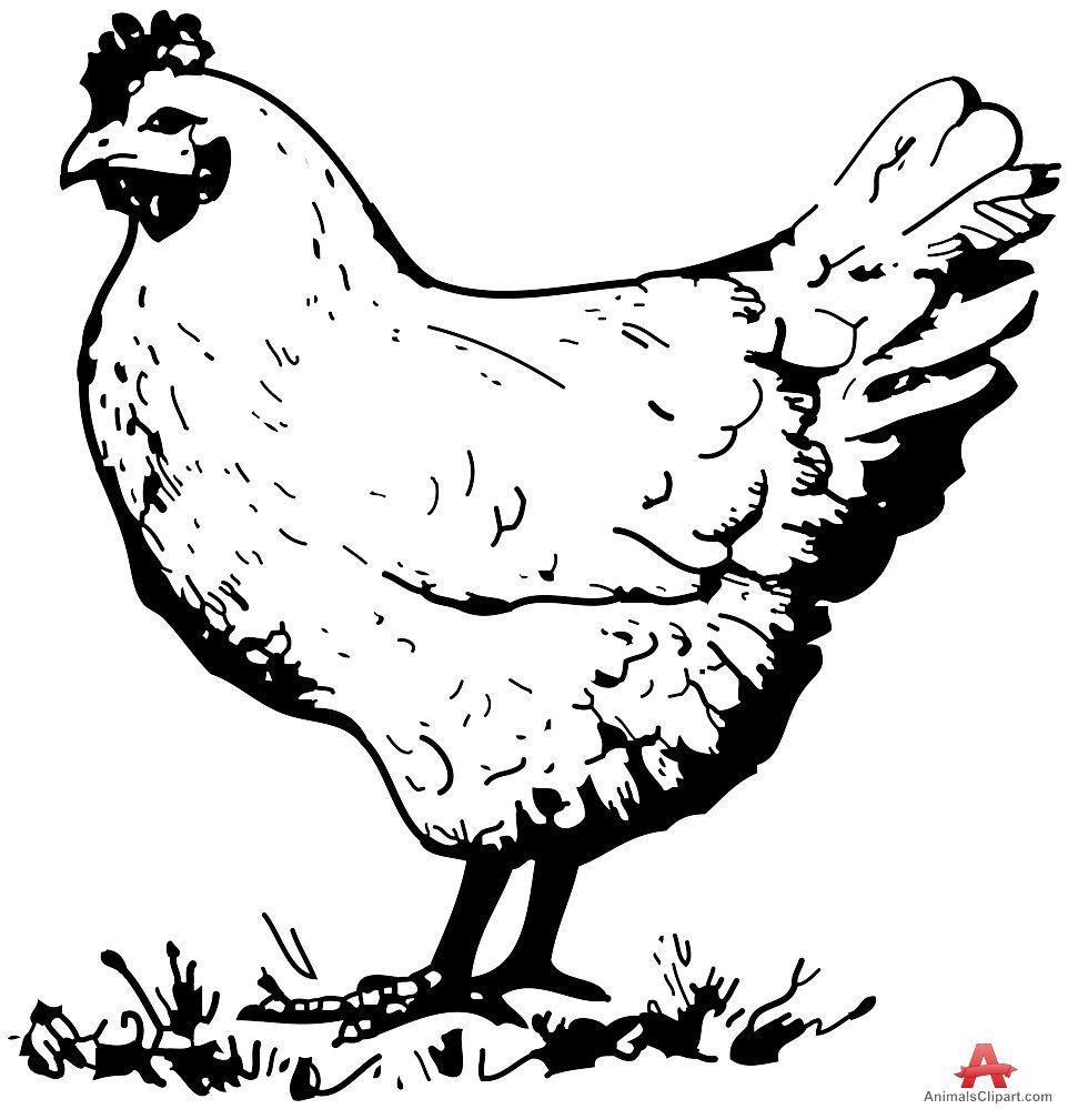 Black and White Chicken Logo - Free Chicken Clipart Black, Download Free Clip Art, Free Clip Art