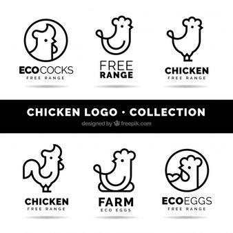 Black and White Chicken Logo - Chicken Logo Vectors, Photos and PSD files | Free Download