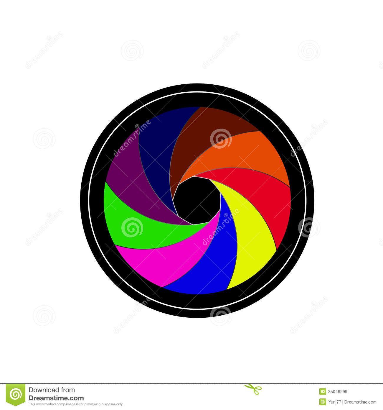 Rainbow Camera Circle Logo - Vector Rainbow Camera Lens Stock Image - Image: 28581151 | LOGOS ...