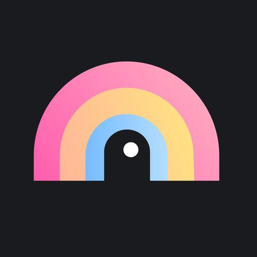 Rainbow Camera Circle Logo - Rainbow - Colorful Camera by Shicong Zhou