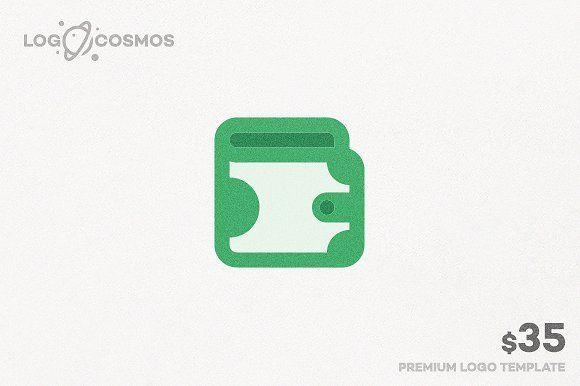 Green Payment Business Logo - Wallet Dollar Logo Templates Wallet Dollar: is a logo that can be ...