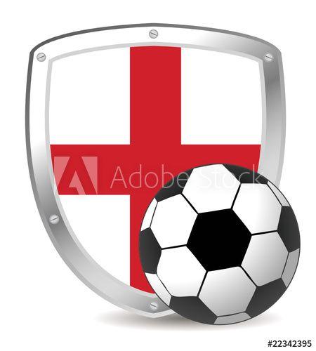 Red Cross and Shield Logo - england shield soccer red cross and white - Buy this stock vector ...