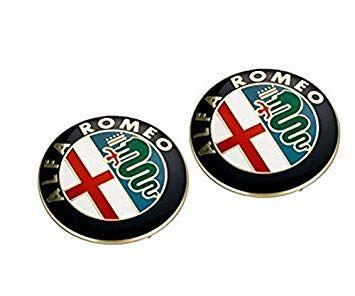 Alfa Romeo Car Logo - 2 x12mm ALFA ROMEO Car Logo emblem Badge sticker for: Amazon.co.uk ...