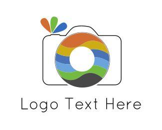 Rainbow Camera Circle Logo - Rainbow Logo Maker | Best Rainbow Logos | Page 3 | BrandCrowd