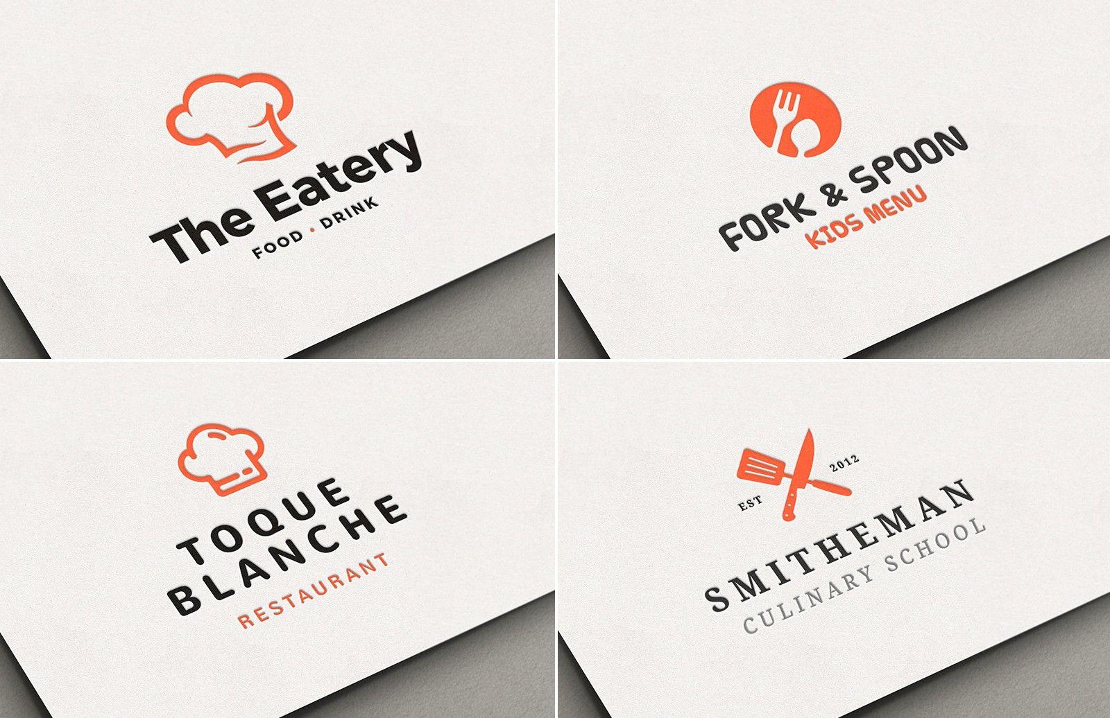 Restaruant Logo - Culinary Restaurant Logo Pack — Medialoot