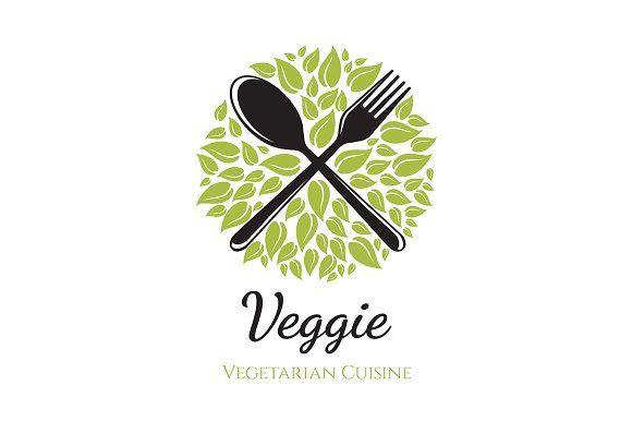 Resterant Logo - Vegetarian Restaurant Logo ~ Logo Templates ~ Creative Market