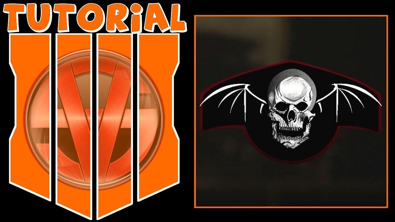 Avenged Sevenfold Death Bat Logo - Deathbat - Avenged Sevenfold - Black Ops 4 Emblem Tutorial - YouTube