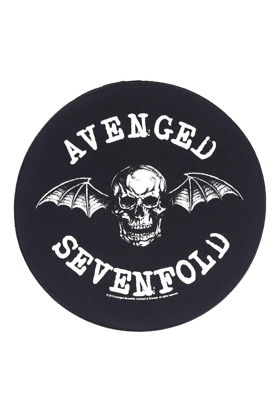 Avenged Sevenfold Death Bat Logo - Avenged Sevenfold - Death Bat - Backpatch - Official Metal ...