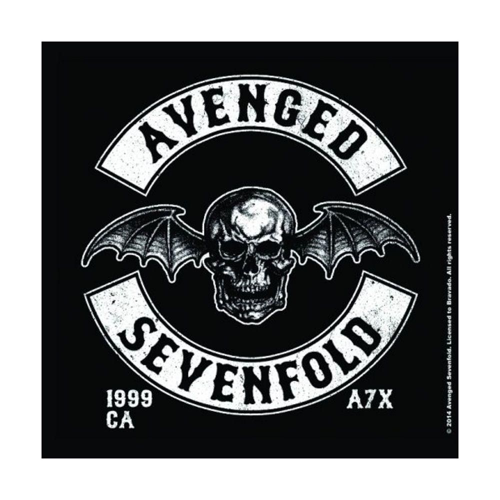 Avenged Sevenfold Death Bat Logo - AVENGED SEVENFOLD DEATHBAT CREST COASTER HEAVY METAL DRINKS MAT GIFT