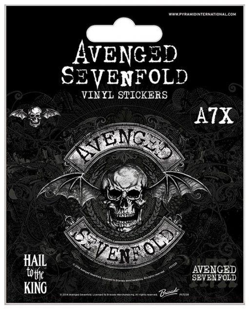 Avenged Sevenfold Death Bat Logo - Avenged Sevenfold - Deathbat Sticker | Sold at EuroPosters