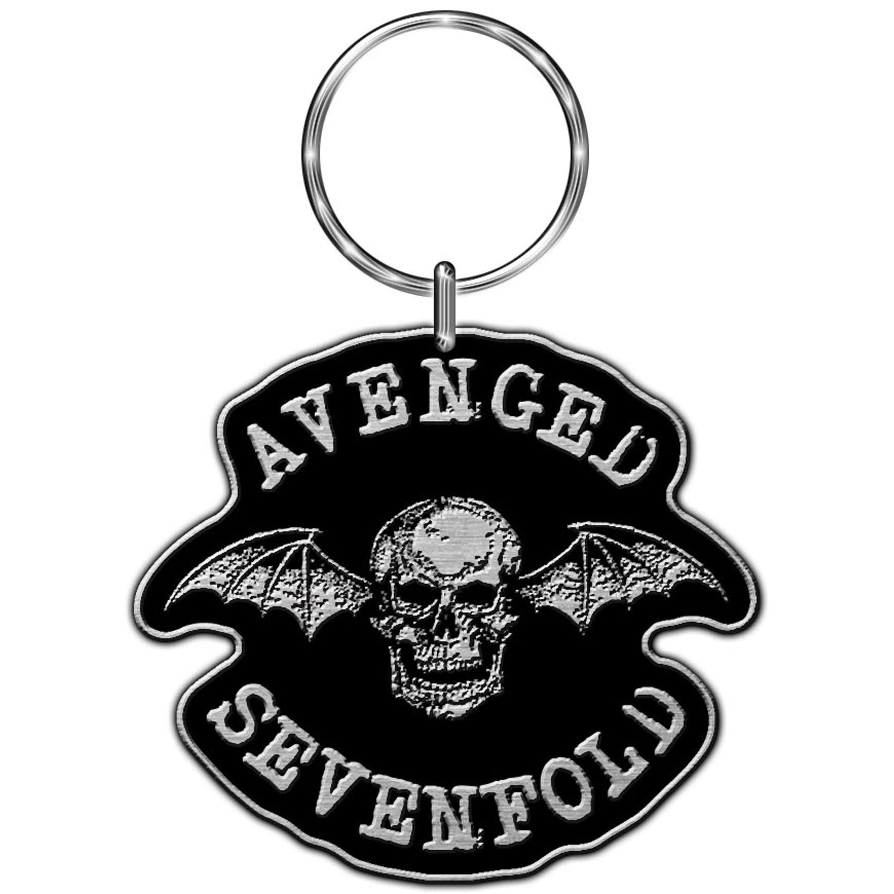 Avenged Sevenfold Death Bat Logo - Avenged Sevenfold Keyring Death Bat