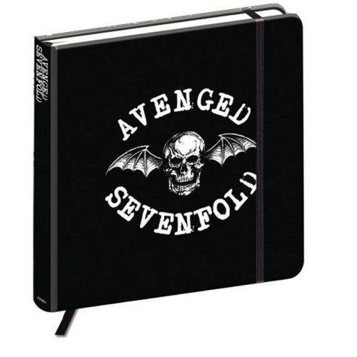 Avenged Sevenfold Death Bat Logo - Avenged Sevenfold Deathbat Logo Notebook - Merch Online | Raru