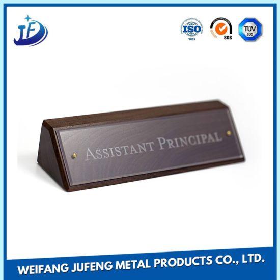 Round Steel Logo - China OEM Flat Round Stainless Steel Logo Plate Stamping Part for ...