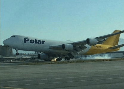 Polar Air Cargo Logo - 2016-04-15 Polar Air Cargo 747-800F pod strike at LAX » JACDEC
