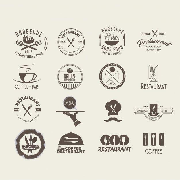 Coffee Food Logo - Restaurant logo design Vector | Free Download