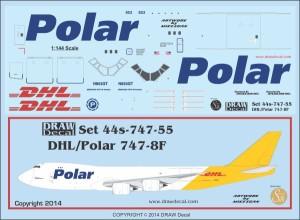 Polar Air Cargo Logo - DHL / Polar Air Cargo 747 8F Released - DRAW Decal