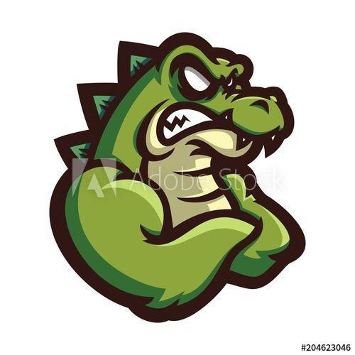 Crocodile Gaming Logo - crocodile/alligator/reptire esport gaming mascot logo template - Buy ...