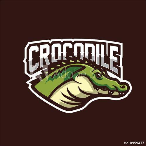 Crocodile Gaming Logo - alligator/crocodile esport gaming mascot logo template - Buy this ...