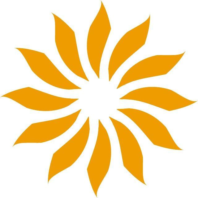 Orange Flower Logo - FLOWER LOGO SHAPE DESIGN - Download at Vectorportal